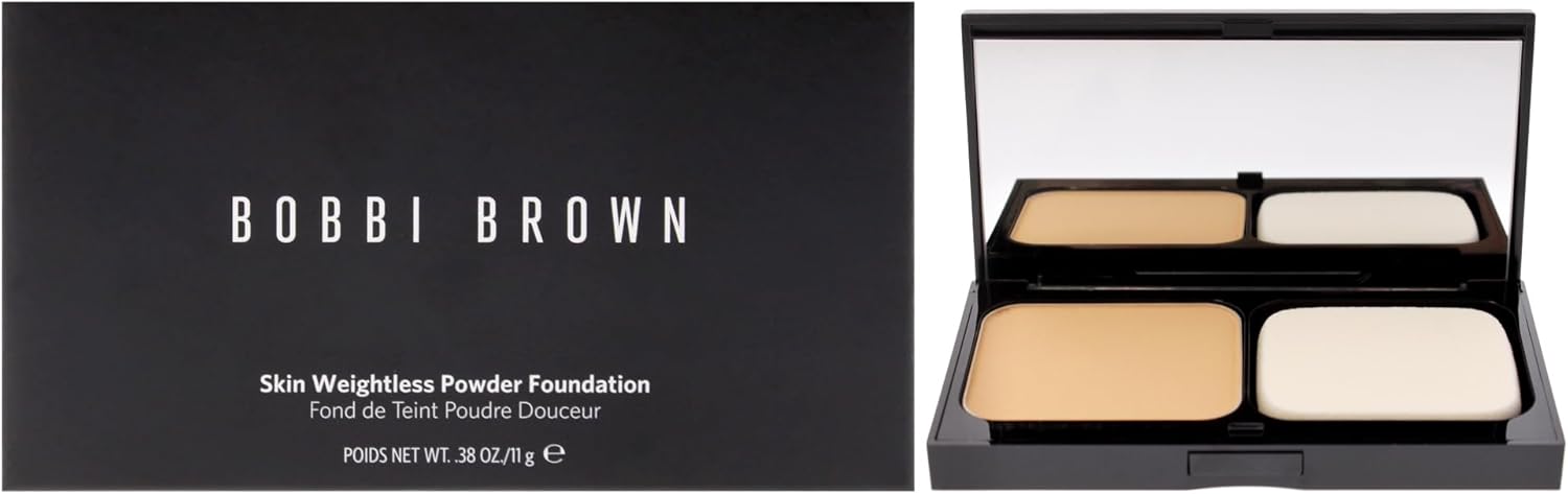 Fond de teint poudre Bobbi Brown W-046 fini mat portable-0