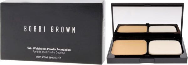 Fond de teint poudre Bobbi Brown W-046 fini mat portable-3
