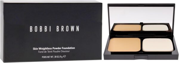 Fond de teint poudre Bobbi Brown W-046 fini mat portable-2